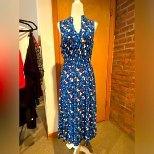 Brand new with tags Anne Klein black/blue size 4 midi dress.